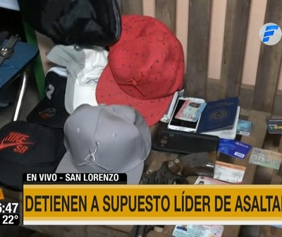 Allanan vivienda y detienen a presunto cabecilla de asaltantes