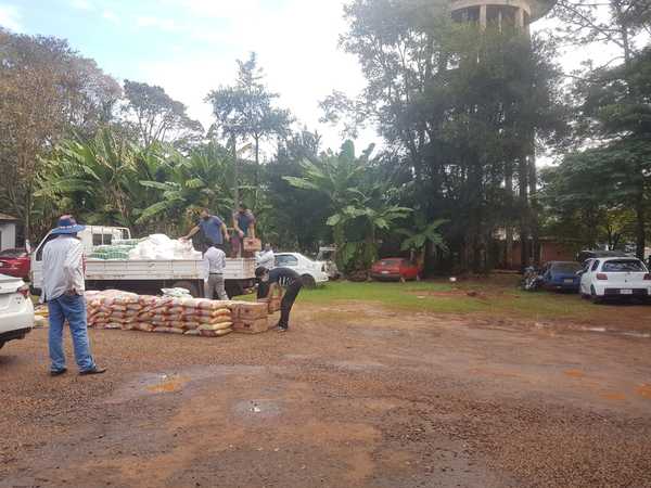 Junta de Hernandarias cambia almuerzo por kits alimenticios