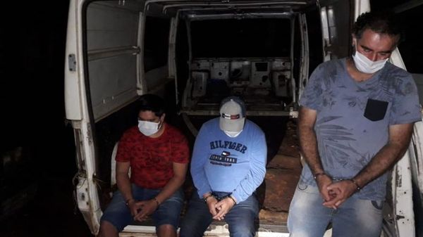 Cuatro detenidos en operativo de la Senad en Pedro Juan Caballero