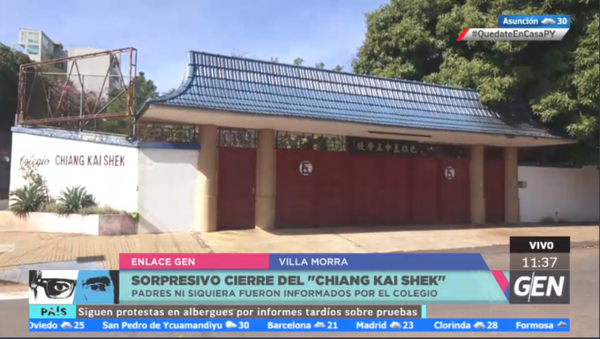 HOY / Padres denuncian que autoridades del Colegio Chiang Kai-Shek no dan explicaciones sobre el cierre definitivo