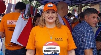 Dirigente de “escrachadores”, imputada: “Pretenden aleccionarnos mientras están robando y saqueando al país” - ADN Paraguayo
