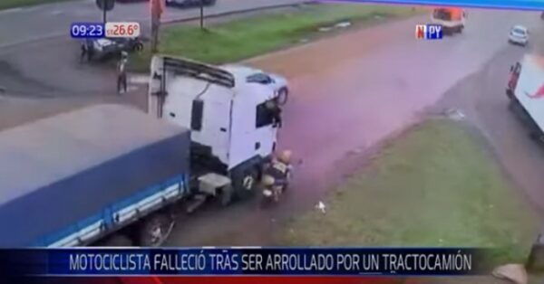 Cámaras captan fatal accidente de mototaxista