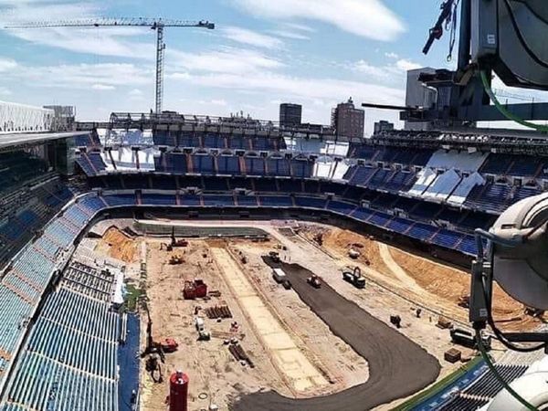 Mirá los avances del nuevo Bernabéu