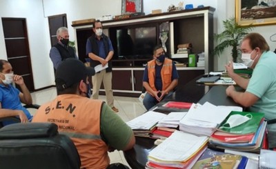 Gobernación y SEN coordina tareas para entrega y distribución de kits
