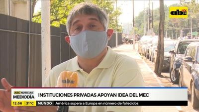 Instituciones privadas apoyan clases semipresenciales - ABC Noticias - ABC Color