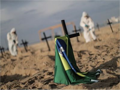 Brasil alcanza los 40.000 muertos por coronavirus y supera los 800.000 casos