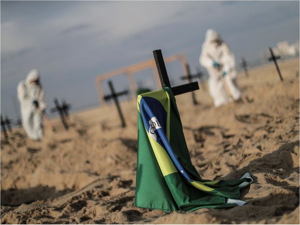 Brasil alcanza los 40.000 muertos por coronavirus y supera los 800.000 casos