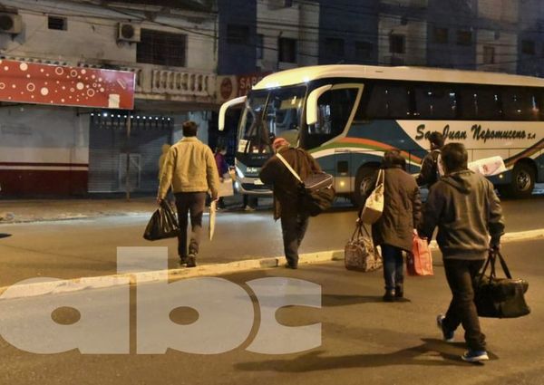 Viajes de larga distancia no se suspenderán durante el feriado largo, pero apelan a conciencia - Nacionales - ABC Color