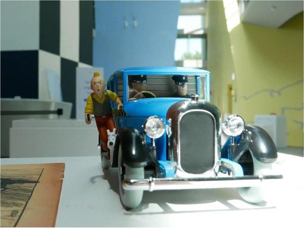 Tintín y su pasión por los coches reabre el Museo Hergé tras el confinamiento