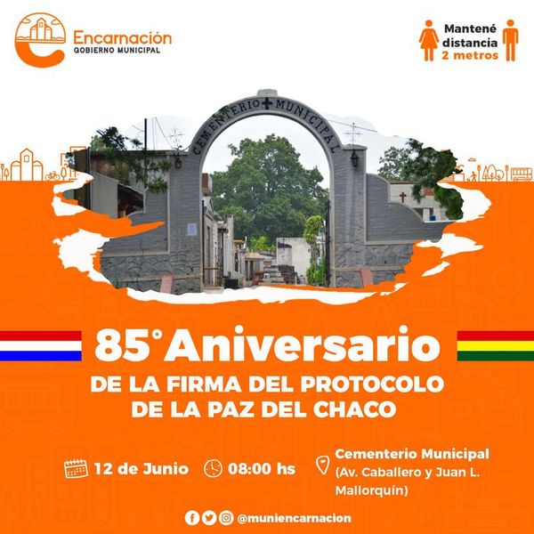 Celebrarán 85° aniversario de Protocolo de la Paz del Chaco - Nacionales - ABC Color