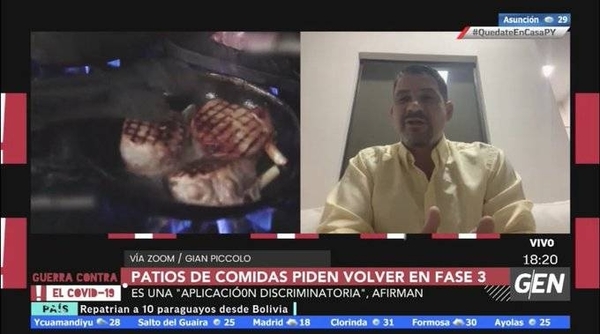 HOY / Patios de comidas reclaman reabrir sus puertas en la fase 3 de la cuarentena inteligente