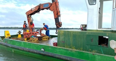 Sigue el dragado del río Paraná