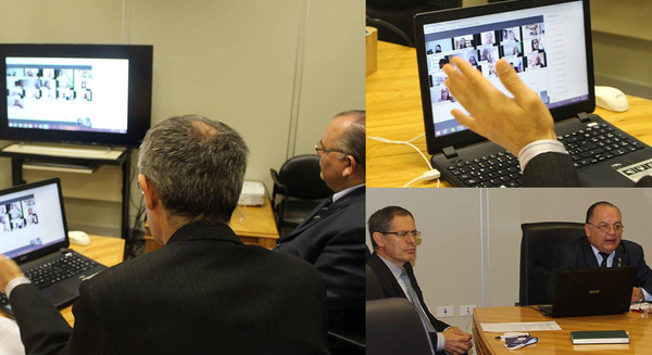 REUNIÓN VIRTUAL DE JUECES DE PAZ DE ITAPÚA CON EL CONSEJO DE ADMINISTRACIÓN DE LA CIRCUNSCRIPCIÓN JUDICIAL.