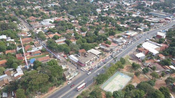 Caravana para exigir intervención de la municipalidad de Ñemby - Nacionales - ABC Color