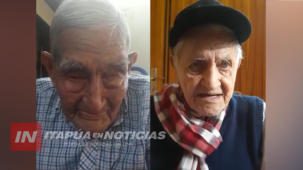 EMOTIVO SALUDO ENTRE EXCOMBATIENTES DE LA GUERRA DEL CHACO.