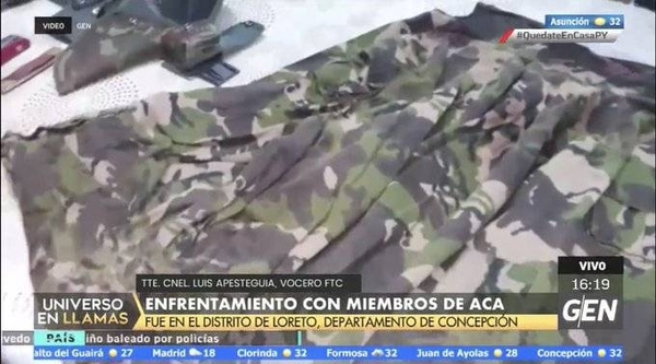HOY / Miembros del ACA se enfrentan a la Fuerza de Tarea Conjunta en Loreto, Concepción