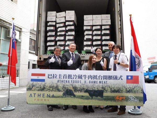 Llega a Taiwán el primer contenedor de carne paraguaya en forma fresca