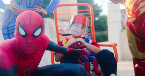 Niño baleado: Lucas llegó a su casa en medio de todo un festival