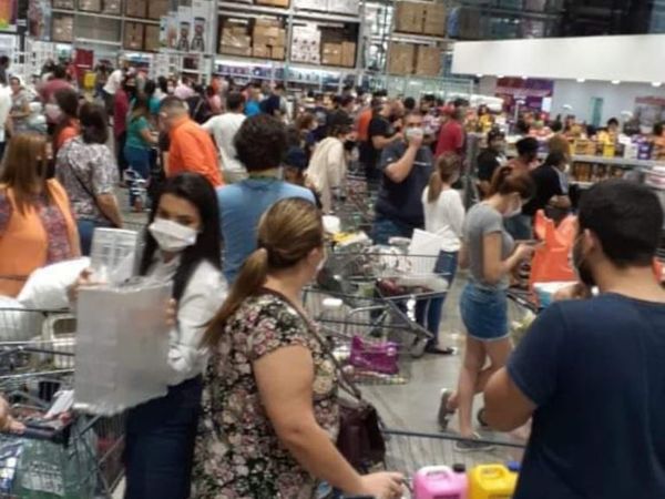 Fiscalía interviene supermercado por supuesta aglomeración - Nacionales - ABC Color
