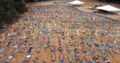 Brasil, segundo país con más fallecidos a causa de la pandemia