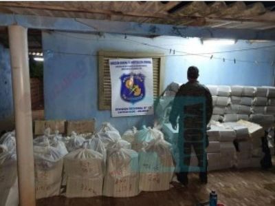 Policía Antinarcóticos incautó más de 3 toneladas y media de marihuana en Capitán Bado