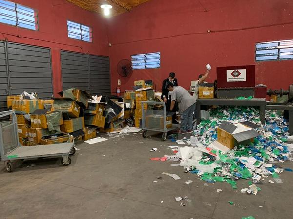 Fiscalía destruyó mercaderías por valor de un millón de dólares » Ñanduti