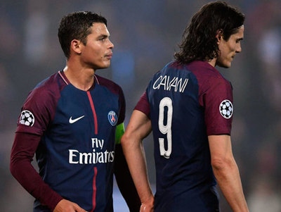 Thiago Silva y Edinson Cavani dejarán el PSG