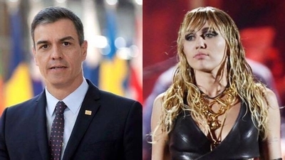 HOY / Sánchez a Miley Cyrus: España tiene un compromiso fuerte con los vulnerables