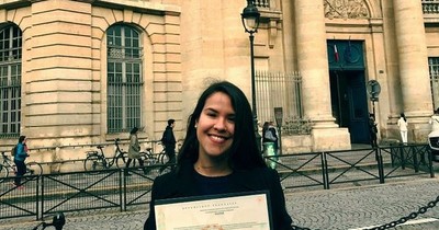 Una paraguaya pagó sus estudio en la Sorbona y ahora trabaja en un banco de París