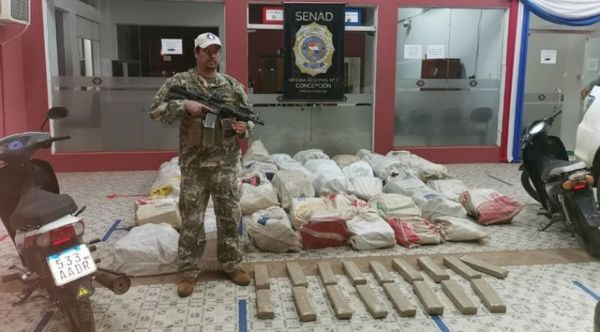 Incautan casi una tonelada de marihuana en Yby Yaú