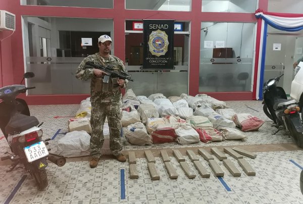 SENAD incauta más de 900 kilos de marihuana - Megacadena — Últimas Noticias de Paraguay