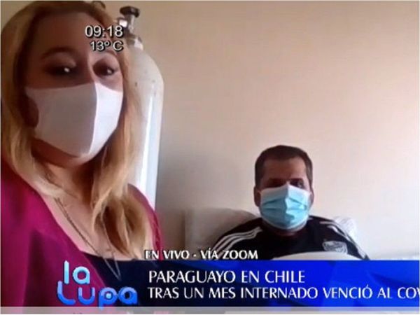 Paraguayo en Chile relata que sobrevivió "de milagro" al Covid-19