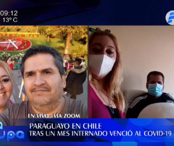 Paraguayo vence al COVID-19 en Chile