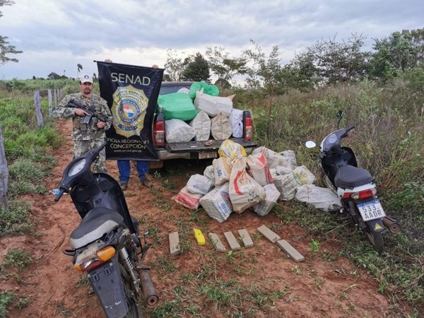 Incautan más de 900 kilos de marihuana en Yby Yaú » Ñanduti