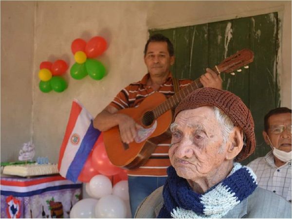 Excombatiente conmemora 107 años de vida en Coronel Bogado