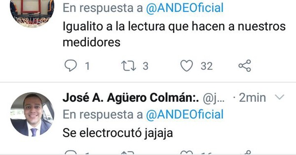 La Ande sacó una sonrisa a la ciudadanía por una pifiada en su Twitter