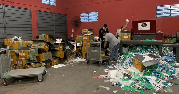 Fiscalía destruyó mercaderías por valor de US$ 1.000.000