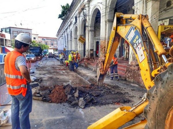Desde este lunes prevén trabajos de alcantarillado en Asunción
