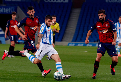 Osasuna no permite el despegue de la Real Sociedad