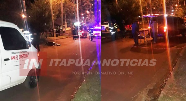 DOS MUERTOS EN ACCIDENTE DE MOTOCICLETA EN EL B° SAN PEDRO 