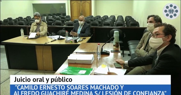 Juicio a Soares y Guachiré, en etapa final de producción de pruebas