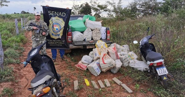 Se incautan de 906 kilos de marihuana