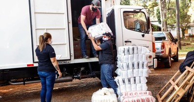 Entregaron más de 8.400 kilos de víveres