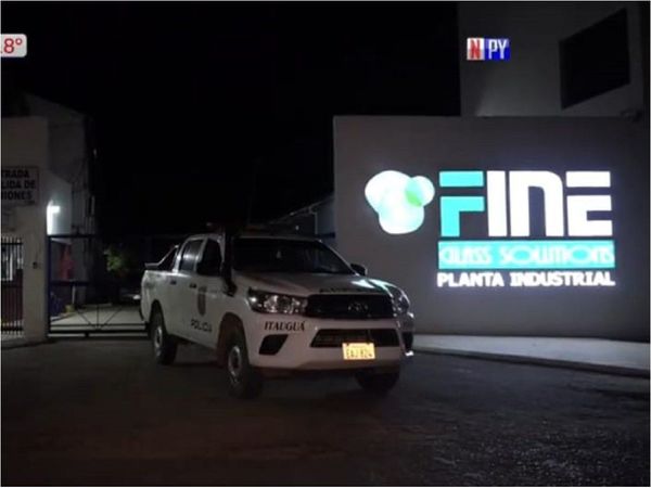 Encapuchados asaltan planta industrial en Itauguá