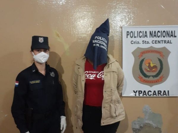 Vecinos atraparon a una motochorra en Ypacaraí