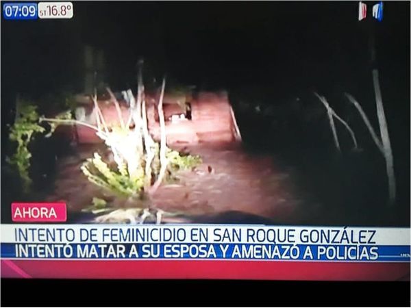 Intento de feminicidio en San Roque González de Santacruz