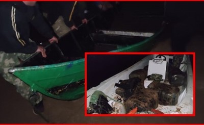 Ropas, cigarrillos y focos incautados por la Prefectura Naval del Este