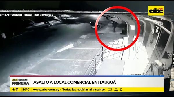 Asalto a local comercial en Itauguá - ABC Noticias - ABC Color