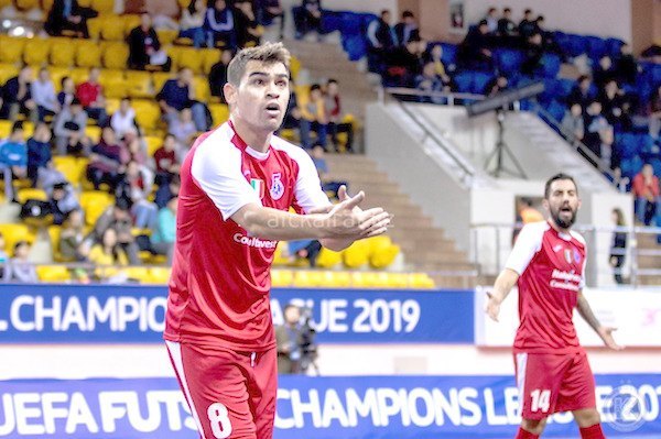 Javiar Salas deja su huella en el futsal de Italia