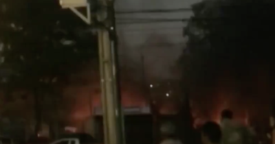 Incendio de gran magnitud en zona límite entre Lambaré y Villa Elisa